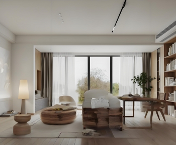 Modern A Living Room-ID:615885026