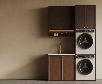 Modern Laundry Cabinet-ID:615176923