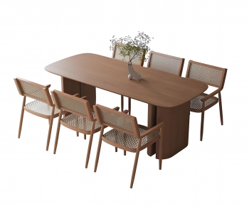 Modern Dining Table And Chairs-ID:929693948