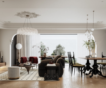 French Style A Living Room-ID:569539143