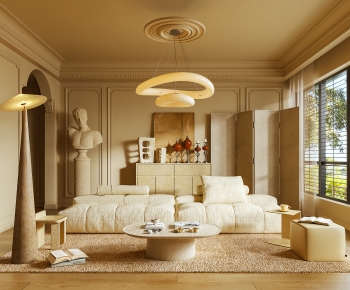 French Style A Living Room-ID:950906045