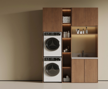 Modern Laundry Cabinet-ID:784816982