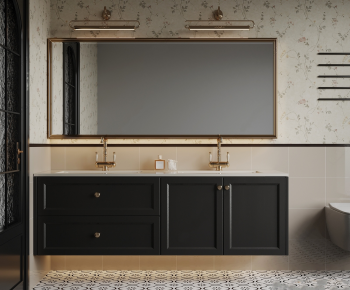 French Style Bathroom Cabinet-ID:584112886