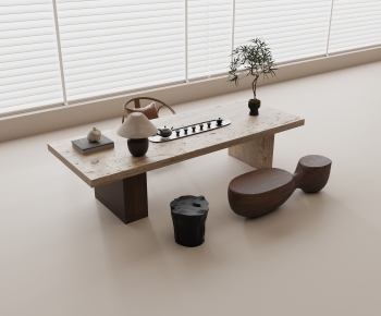 New Chinese Style Tea Tables And Chairs-ID:345314985