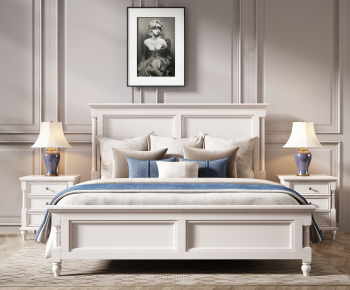 American Style Double Bed-ID:166904939