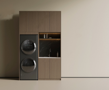 Modern Laundry Cabinet-ID:811496972