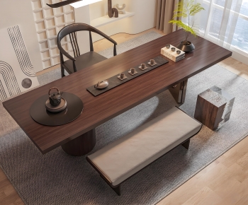 New Chinese Style Tea Tables And Chairs-ID:840742119