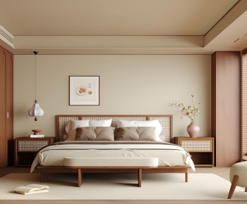 New Chinese Style Bedroom-ID:299386989