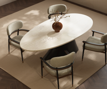 Modern Dining Table And Chairs-ID:997623929