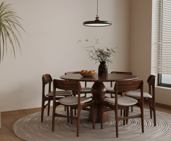 Modern Dining Table And Chairs-ID:490763902