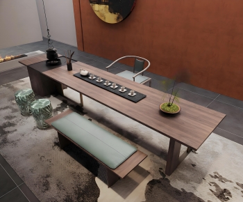 New Chinese Style Tea Tables And Chairs-ID:239943987