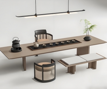 New Chinese Style Tea Tables And Chairs-ID:128199109