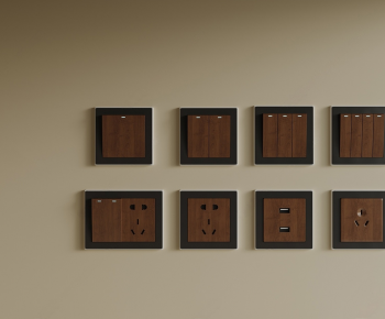 Modern Switch Socket Panel-ID:328552012