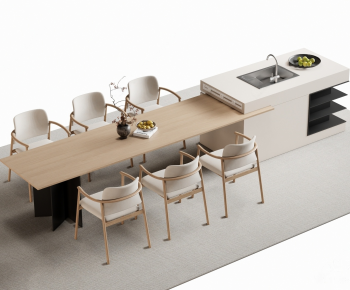 Modern Dining Table And Chairs-ID:194890985