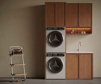 Modern Laundry Cabinet-ID:397342925