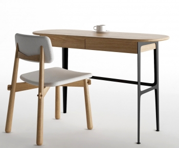 Modern Computer Desk And Chair-ID:937423948