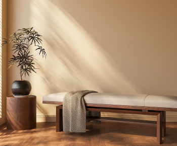 Wabi-sabi Style Stool For Changing Shoes-ID:821083077