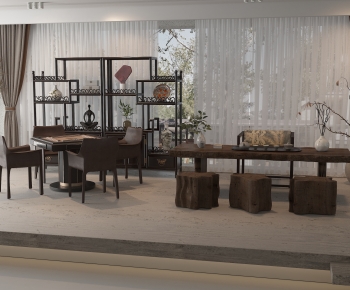 New Chinese Style Tea House-ID:942964088