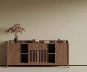 New Chinese Style Entrance Cabinet-ID:967046026