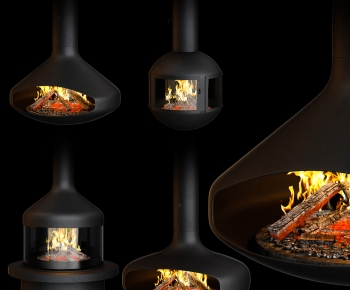 Modern Fireplace-ID:940264949