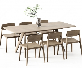 Nordic Style Dining Table And Chairs-ID:694607025
