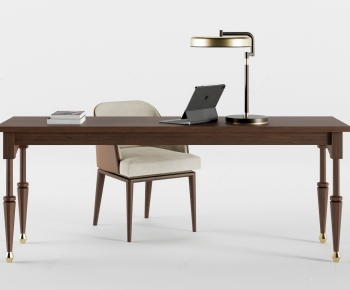 Modern Computer Desk And Chair-ID:803637982