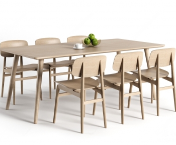 Nordic Style Dining Table And Chairs-ID:601593974