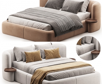Modern Double Bed-ID:662146099