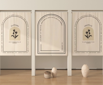 French Style Door Curtain-ID:667234905