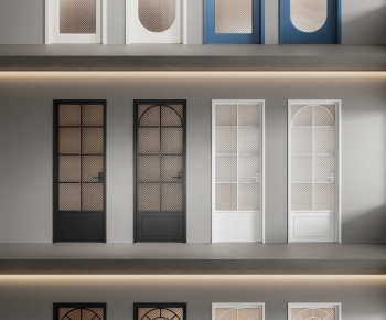 French Style Single Door-ID:599524026