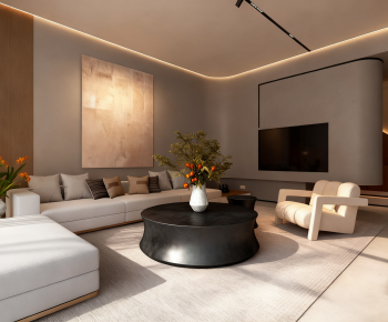 Wabi-sabi Style A Living Room-ID:865494017