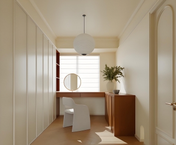 Modern Clothes Storage Area-ID:709441904