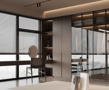 Modern Clothes Storage Area-ID:699239976