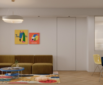 Modern A Living Room-ID:557420023