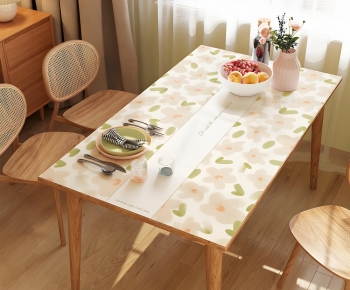 Nordic Style Dining Table And Chairs-ID:563152077