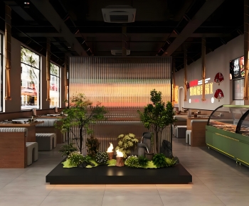 Modern Barbecue Restaurant-ID:233542924