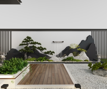 New Chinese Style Courtyard/landscape-ID:910348896
