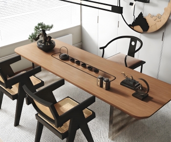 New Chinese Style Tea Tables And Chairs-ID:753824953