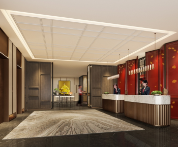 New Chinese Style Lobby Hall-ID:440570122