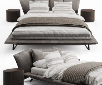 Modern Double Bed-ID:903110986