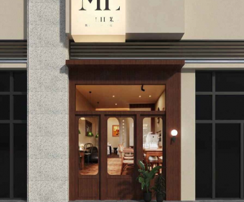 Retro Style Facade Element-ID:807215935