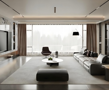 Modern A Living Room-ID:492729901