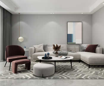 Modern A Living Room-ID:493726026