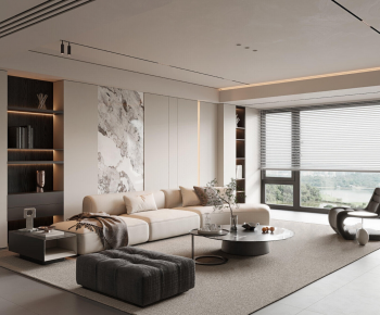 Modern A Living Room-ID:895421984