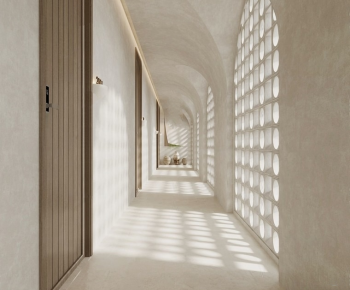 Wabi-sabi Style Corridor-ID:474313025