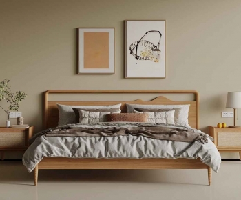 Modern Double Bed-ID:198659949