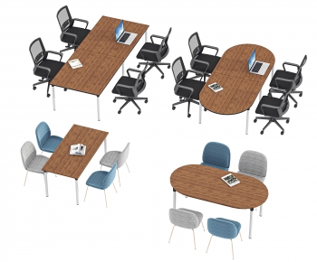 Modern Office Desk And Chair-ID:287915952