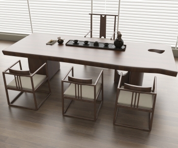 New Chinese Style Tea Tables And Chairs-ID:402422904