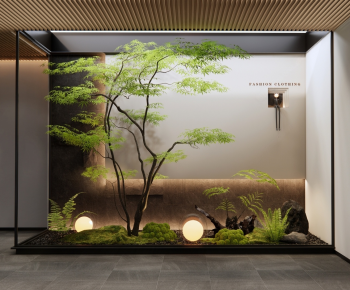 Modern Plant Landscaping-ID:370436915