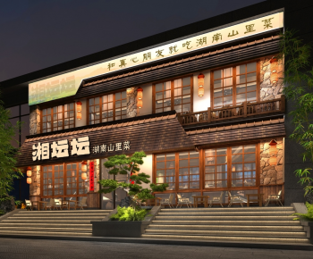 New Chinese Style Facade Element-ID:579969917